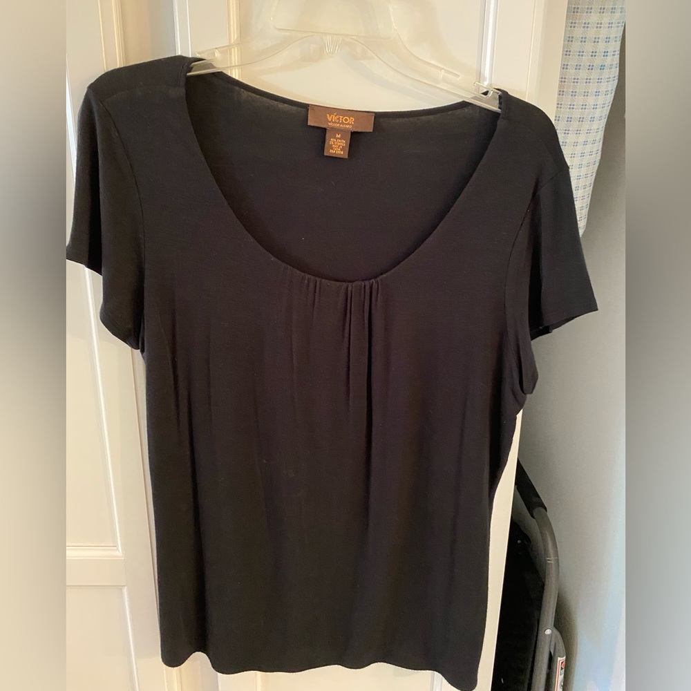 Victor Alfaro scoop neck dress shirt - Picture 1 of 2